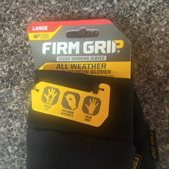 Men’s firm grip working gloves - Picture 2 of 3